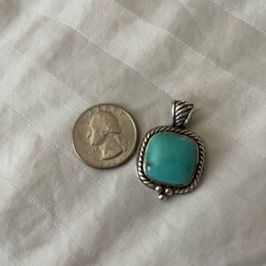 Sterling silver with Turquoise pendant